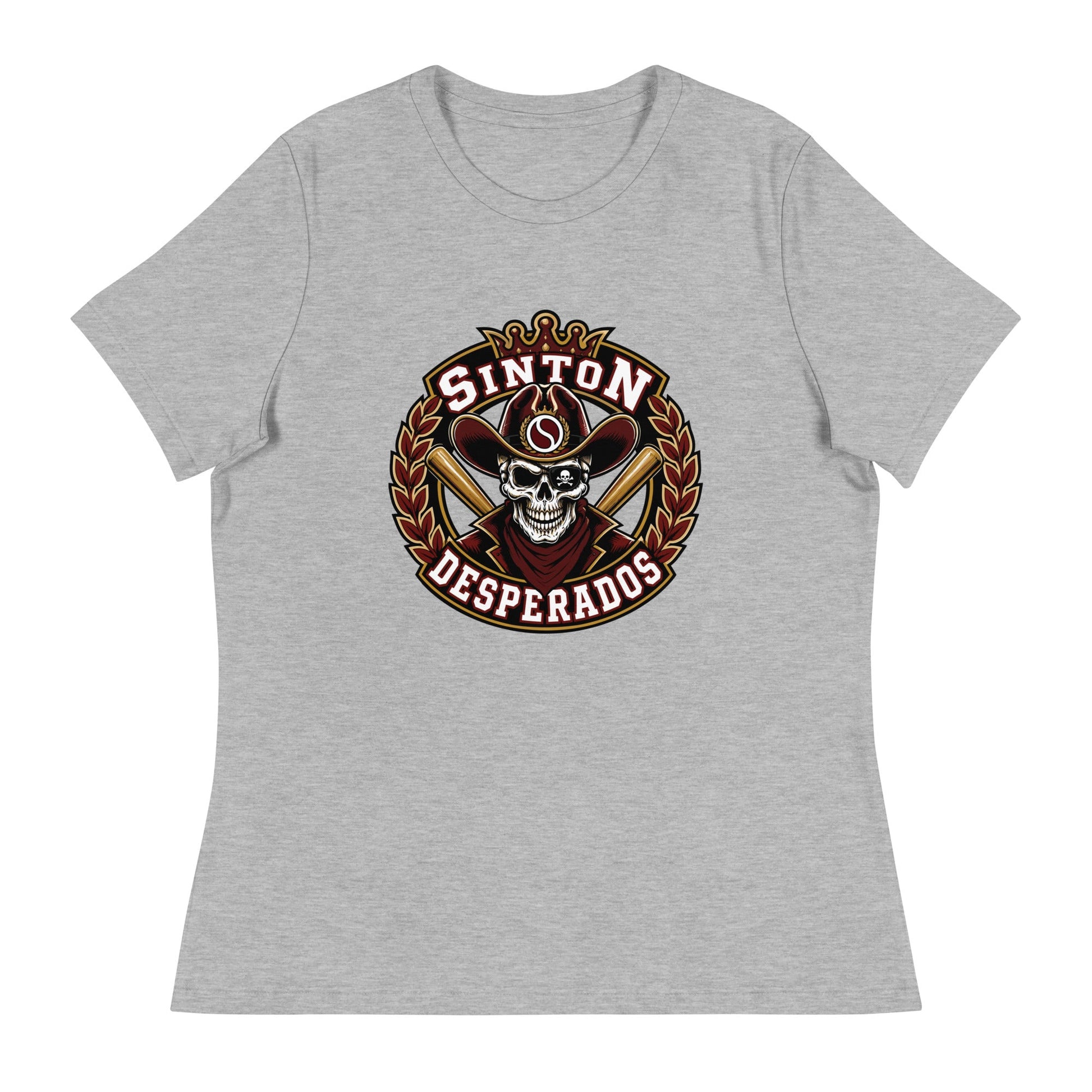 Performance | Women's Relaxed T Shirt | Sinton Desperados Baseball | Ridge Varsity Logo