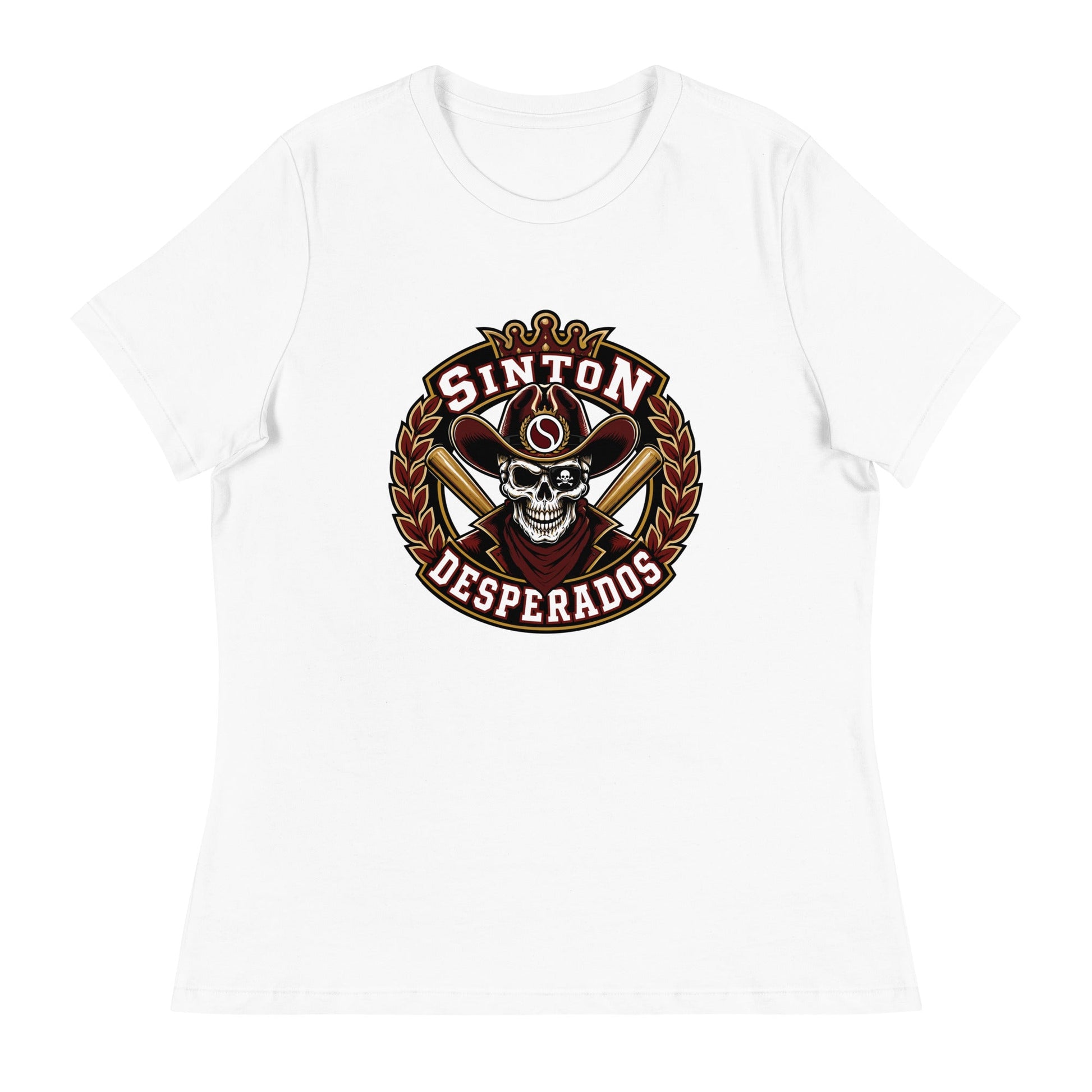 Performance | Women's Relaxed T Shirt | Sinton Desperados Baseball | Ridge Varsity Logo