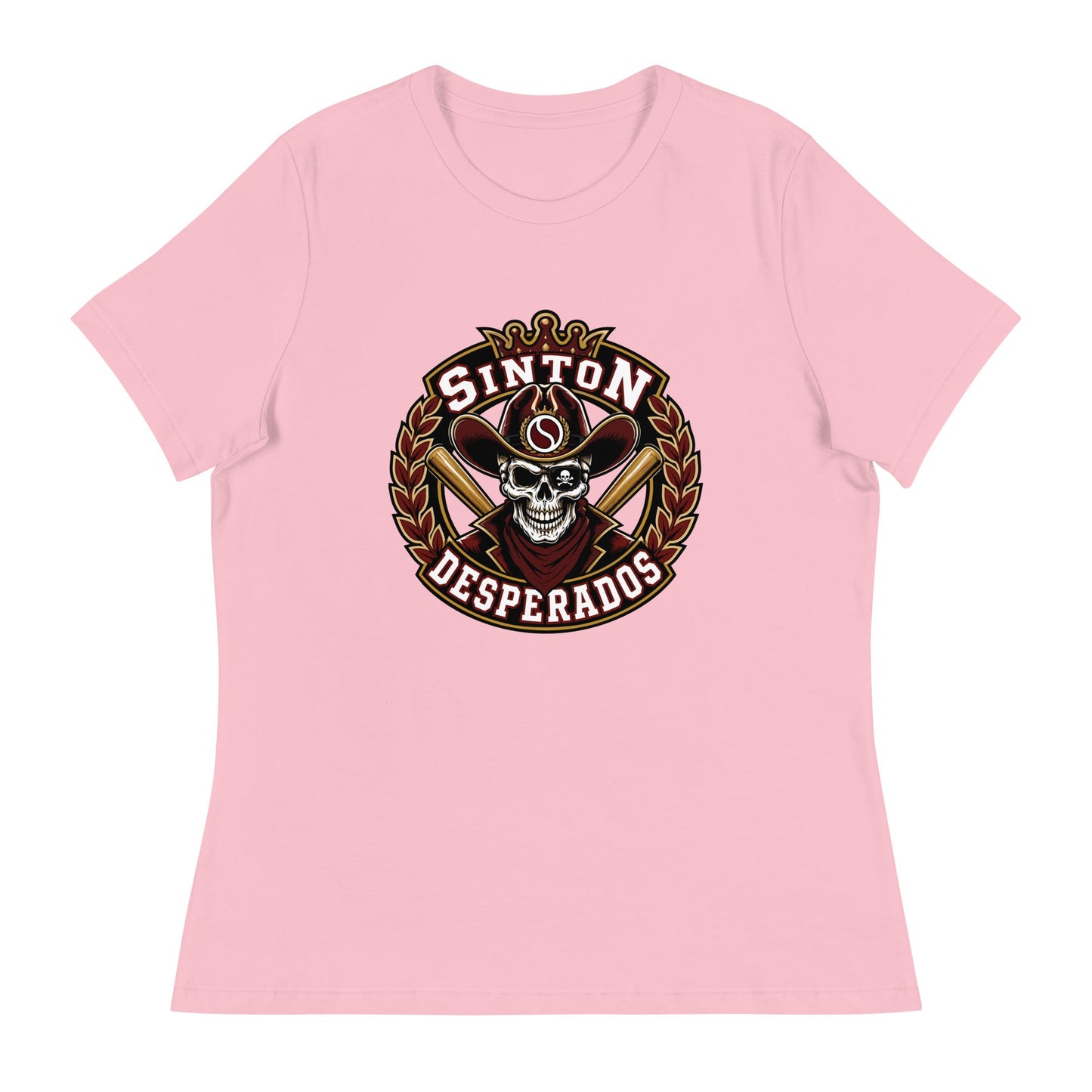 Performance | Women's Relaxed T Shirt | Sinton Desperados Baseball | Ridge Varsity Logo