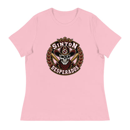 Performance | Women's Relaxed T Shirt | Sinton Desperados Baseball | Ridge Varsity Logo