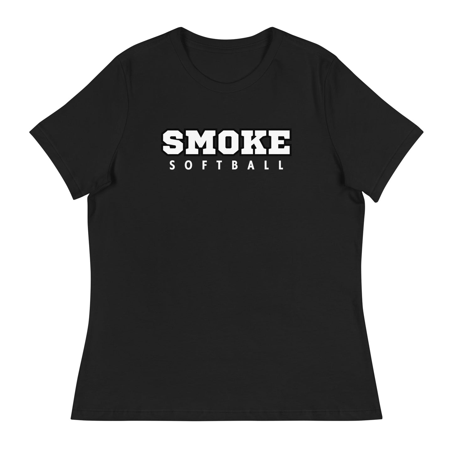 Performance | Women's Relaxed T Shirt | Smoke 14U Softball | Crest Logo