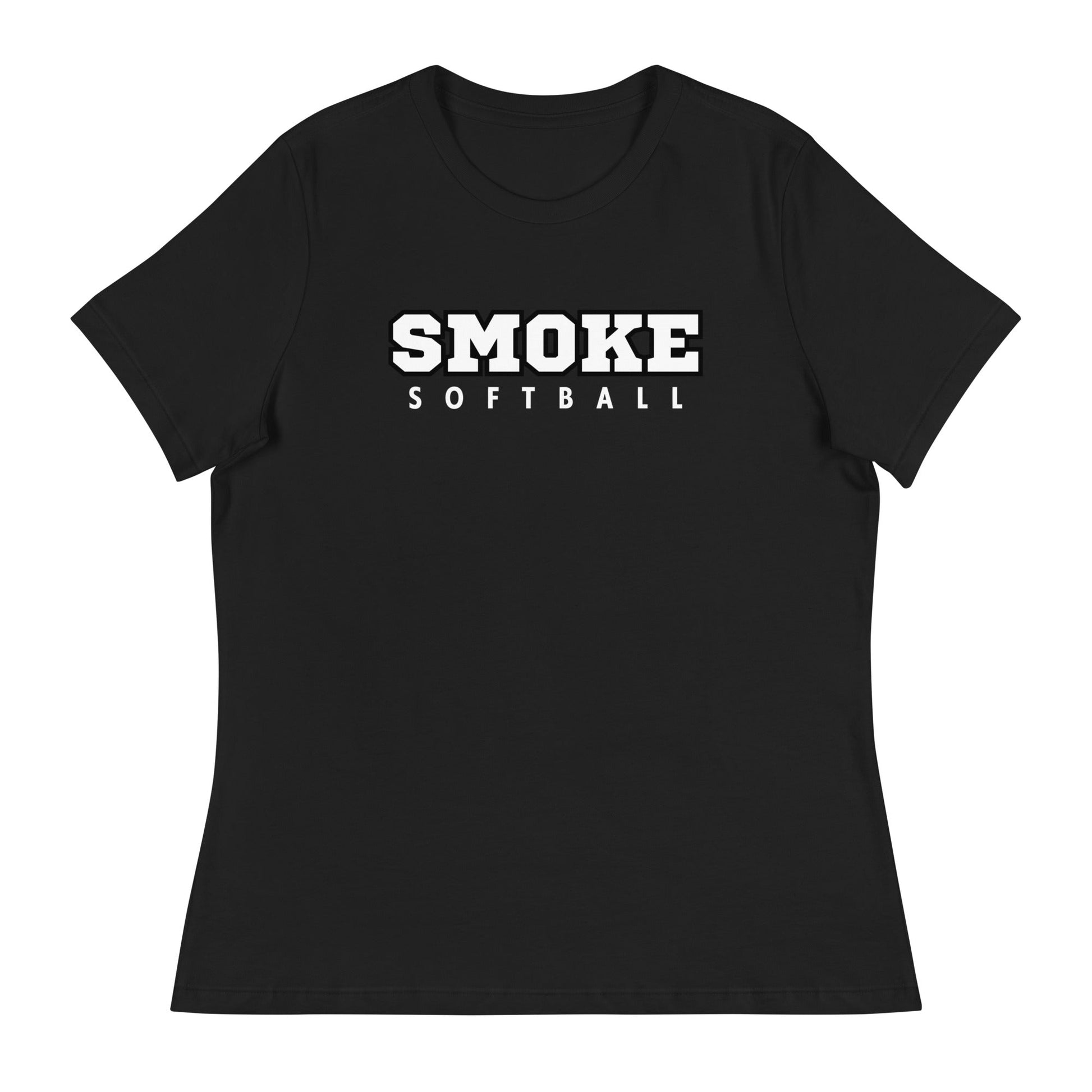 Performance | Women's Relaxed T Shirt | Smoke 14U Softball | Crest Logo
