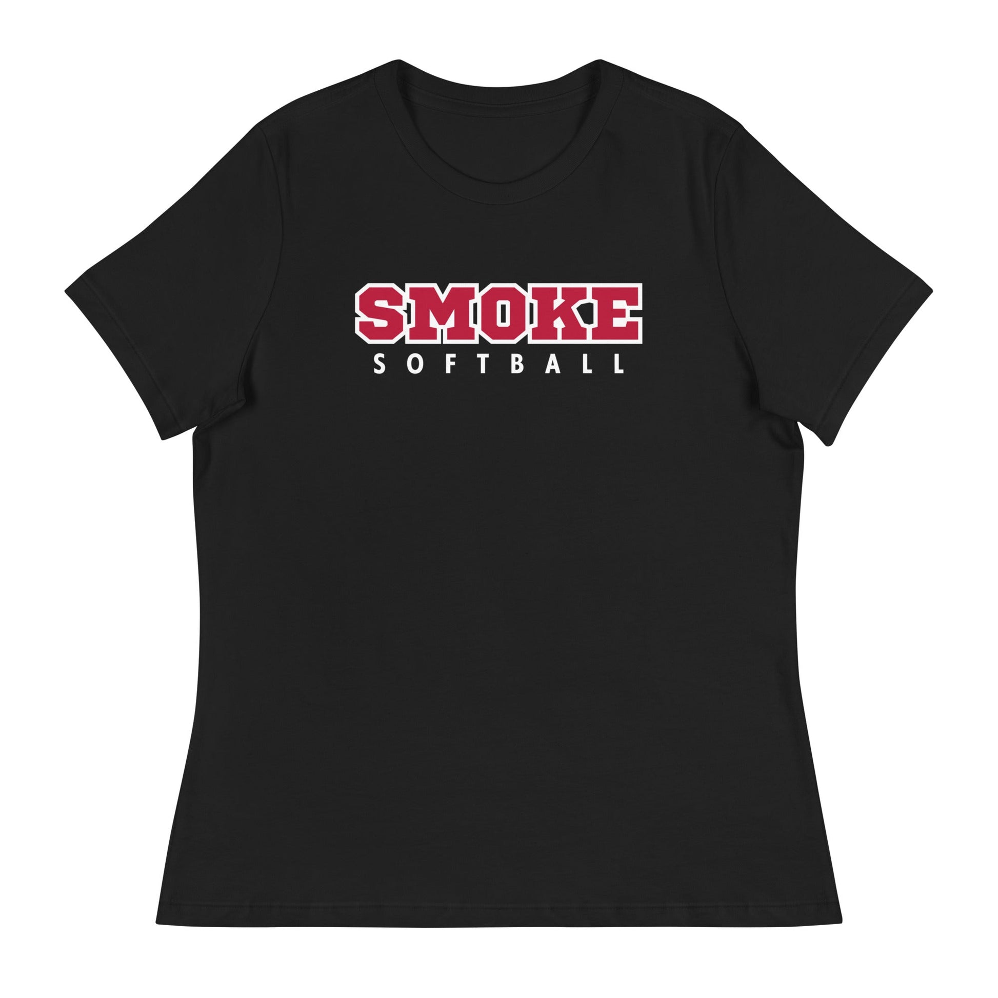 Performance | Women's Relaxed T Shirt | Smoke 14U Softball | Modern Script Logo