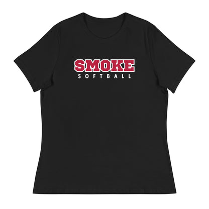 Performance | Women's Relaxed T Shirt | Smoke 14U Softball | Modern Script Logo