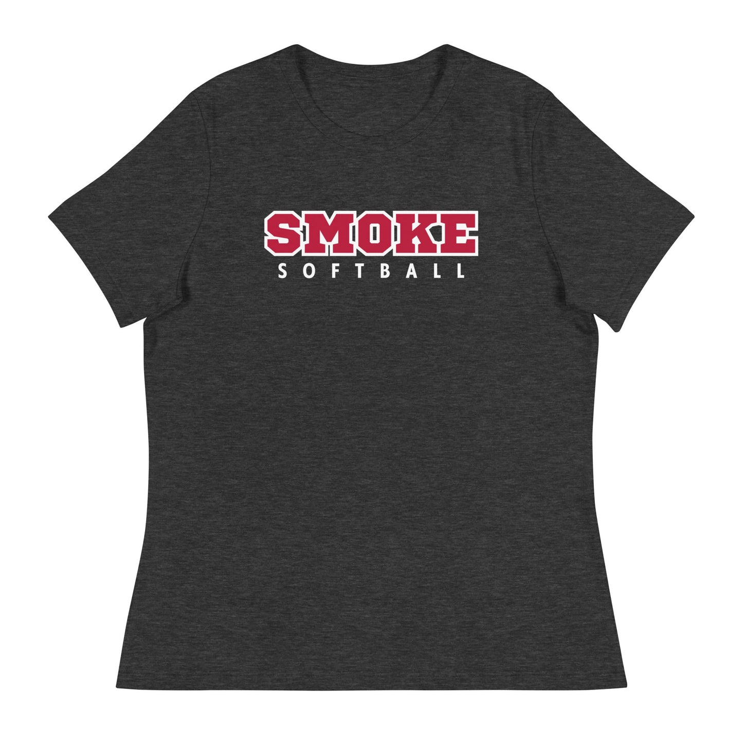 Performance | Women's Relaxed T Shirt | Smoke 14U Softball | Modern Script Logo