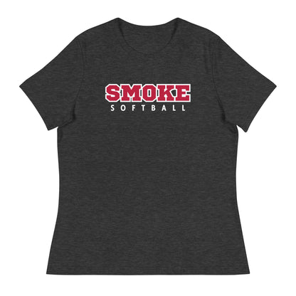Performance | Women's Relaxed T Shirt | Smoke 14U Softball | Modern Script Logo