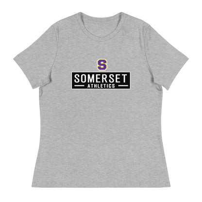 Performance | Women's Relaxed T Shirt | Somerset Athletics | Somerset Logo