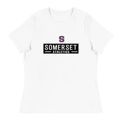 Performance | Women's Relaxed T Shirt | Somerset Athletics | Somerset Logo