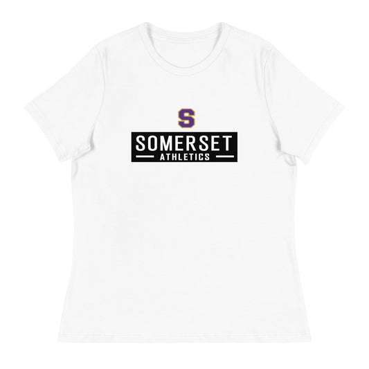 Performance | Women's Relaxed T Shirt | Somerset Athletics | Somerset Logo