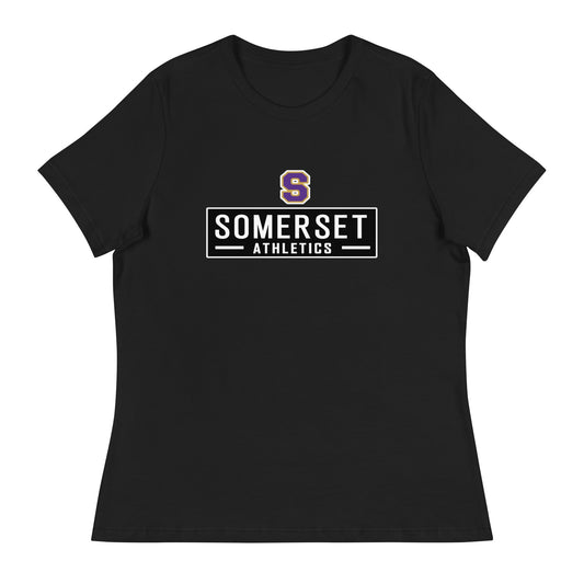 Performance | Women's Relaxed T Shirt | Somerset Athletics | Somerset Logo