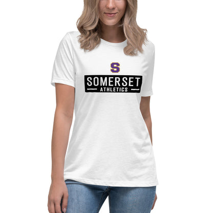 Performance | Women's Relaxed T Shirt | Somerset Athletics | Somerset Logo