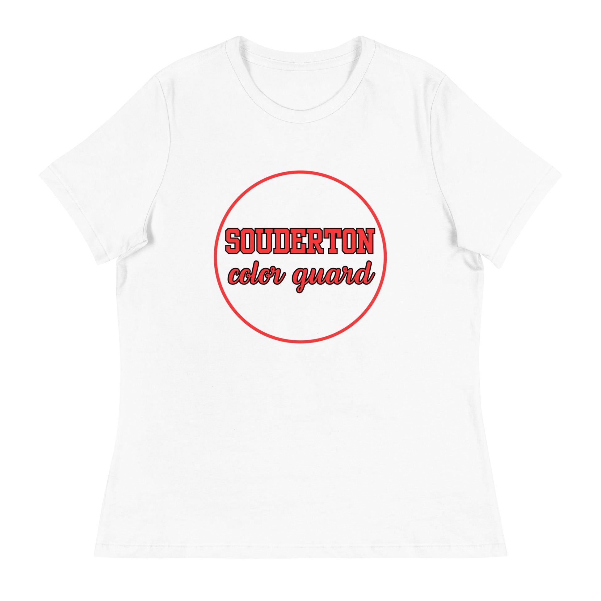 Performance | Women's Relaxed T Shirt | Souderton Color Guard | Badge Logo