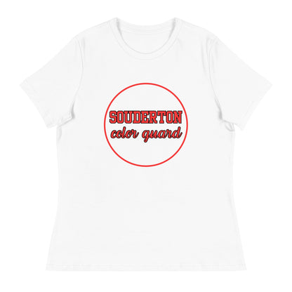 Performance | Women's Relaxed T Shirt | Souderton Color Guard | Badge Logo