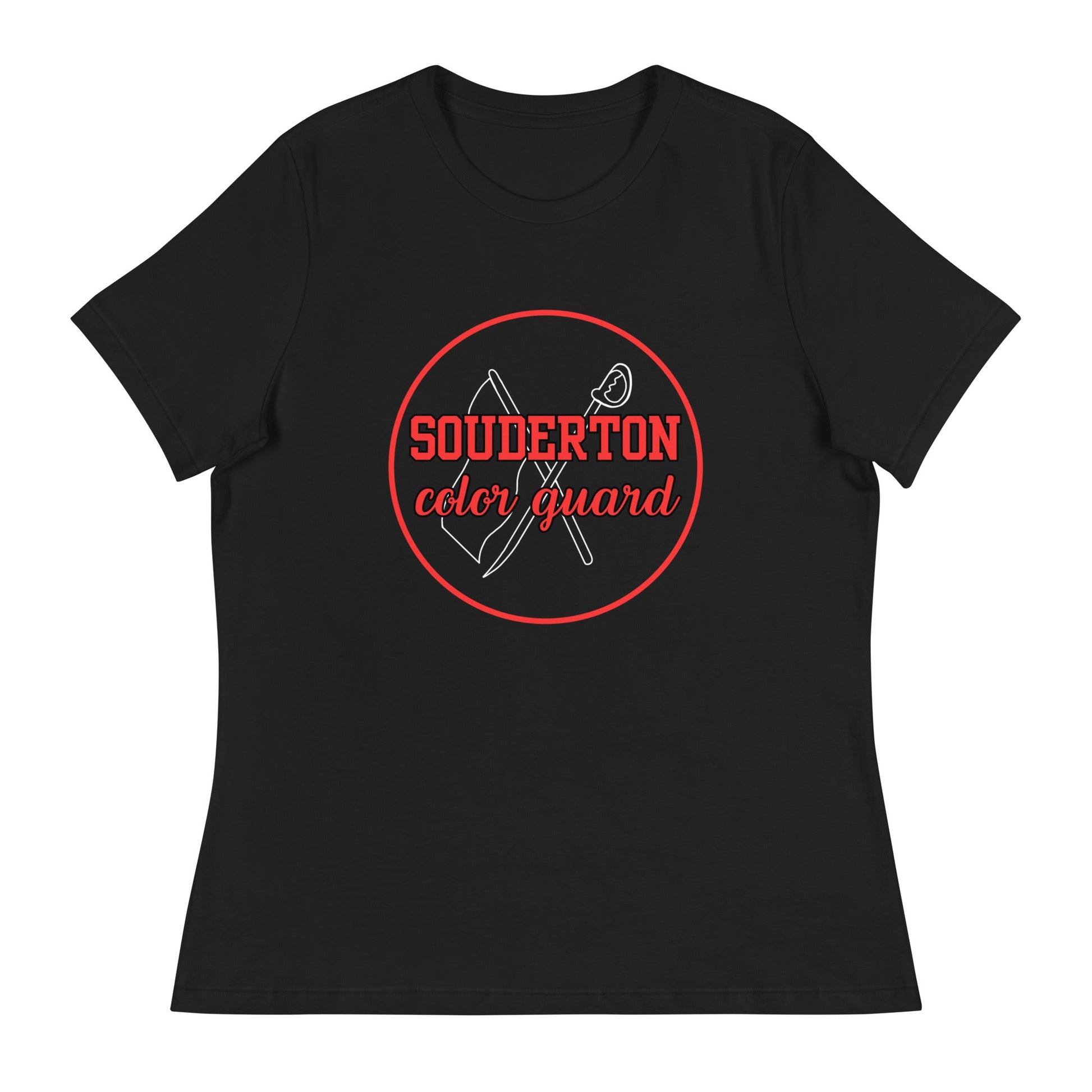 Performance | Women's Relaxed T Shirt | Souderton Color Guard | Badge Logo