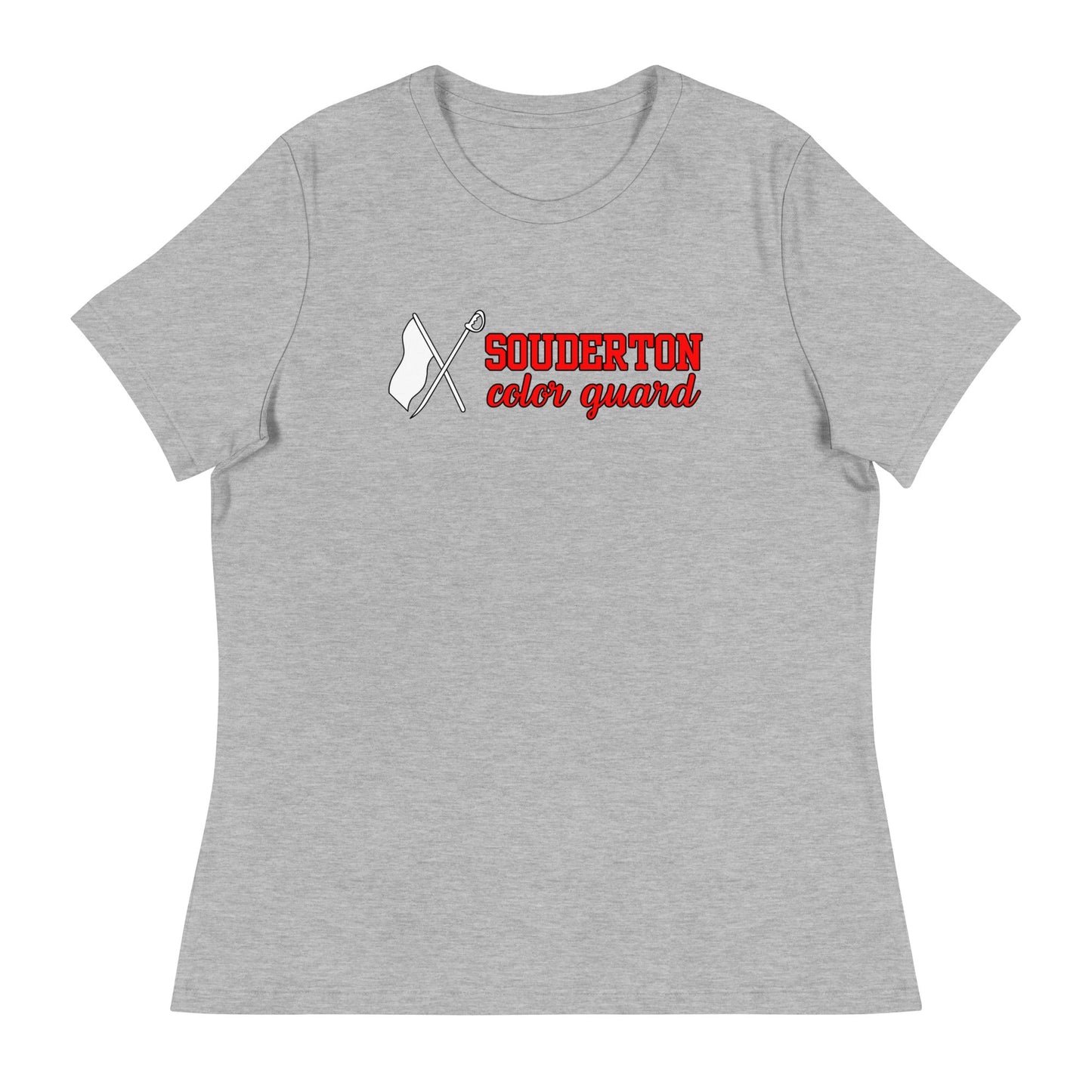 Performance | Women's Relaxed T Shirt | Souderton Color Guard | Vanguard Banner Logo