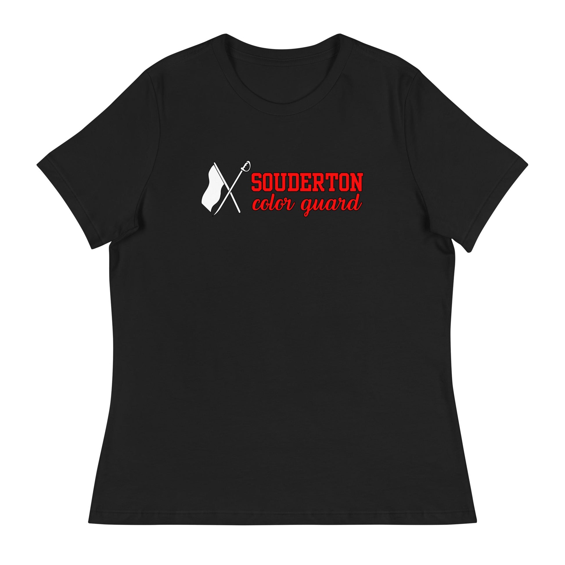 Performance | Women's Relaxed T Shirt | Souderton Color Guard | Vanguard Banner Logo