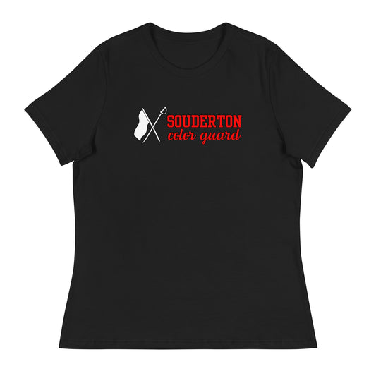 Performance | Women's Relaxed T Shirt | Souderton Color Guard | Vanguard Banner Logo