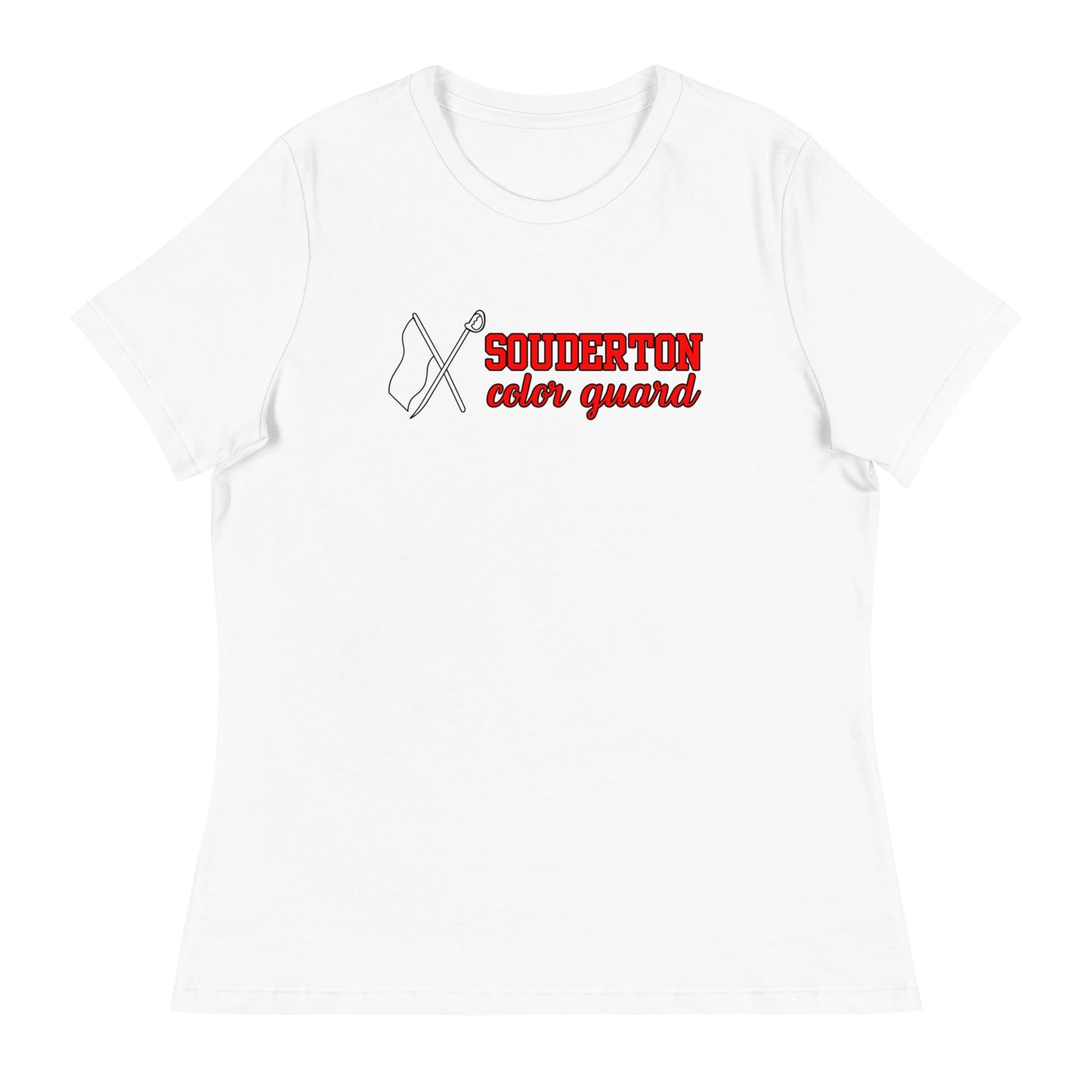 Performance | Women's Relaxed T Shirt | Souderton Color Guard | Vanguard Banner Logo