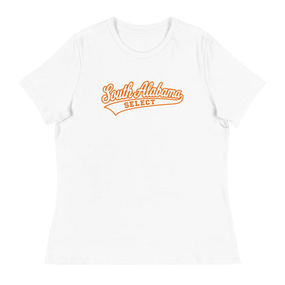 Performance | Women's Relaxed T Shirt | South Alabama Select 8U | Athletics Logo