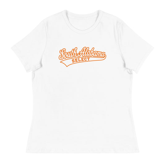 Performance | Women's Relaxed T Shirt | South Alabama Select 8U | Athletics Logo