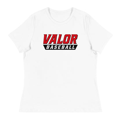 Performance | Women's Relaxed T Shirt | South Bend Valor Baseball | Emblem Logo