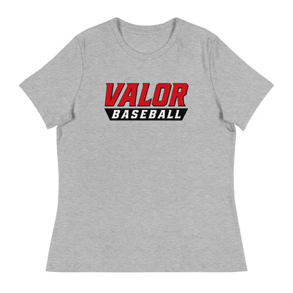 Performance | Women's Relaxed T Shirt | South Bend Valor Baseball | Emblem Logo