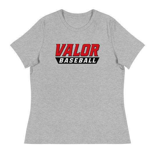 Performance | Women's Relaxed T Shirt | South Bend Valor Baseball | Emblem Logo