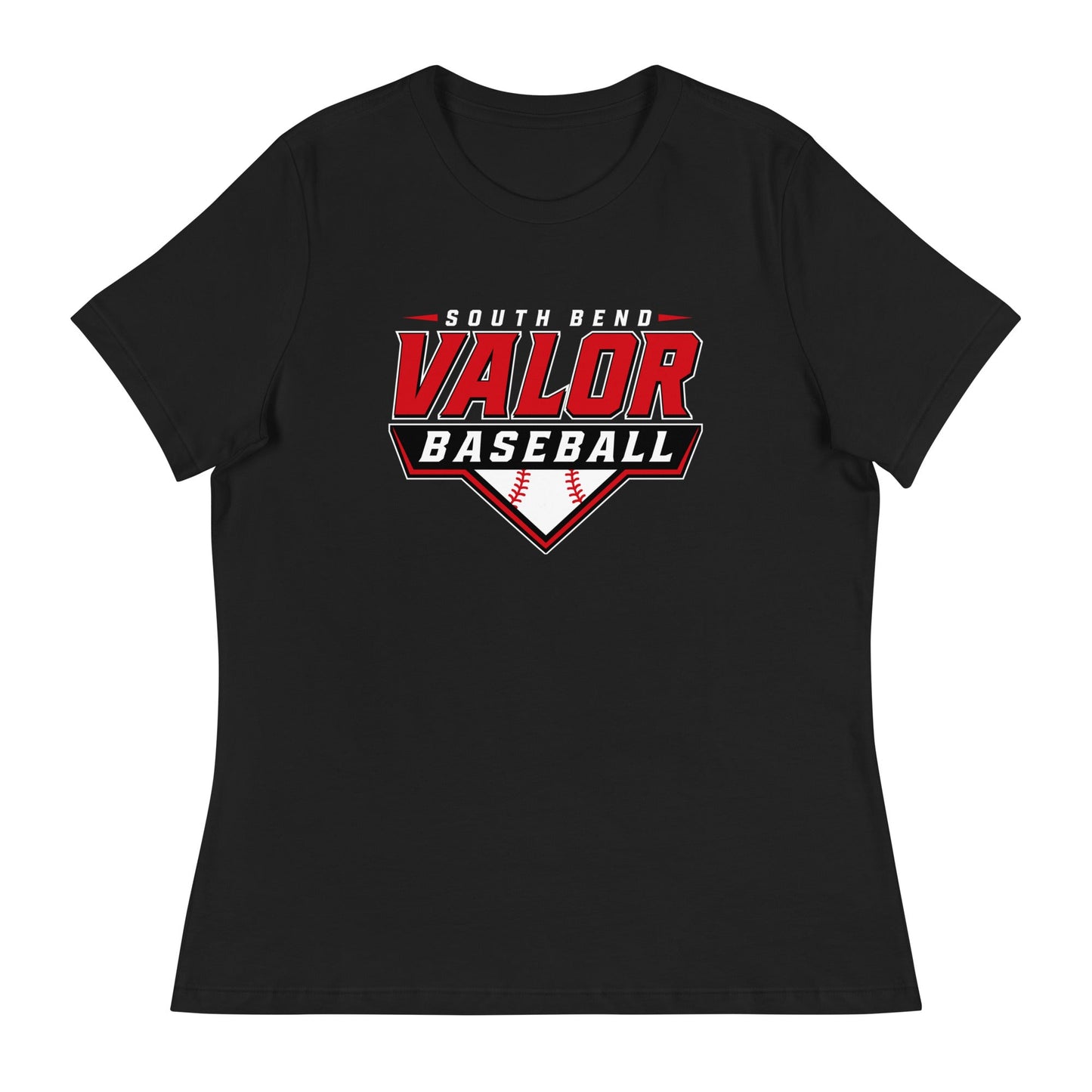 Performance | Women's Relaxed T Shirt | South Bend Valor Baseball | Vanguard Logo