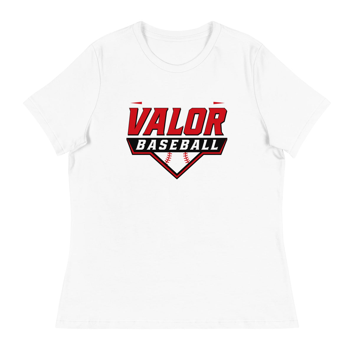 Performance | Women's Relaxed T Shirt | South Bend Valor Baseball | Vanguard Logo