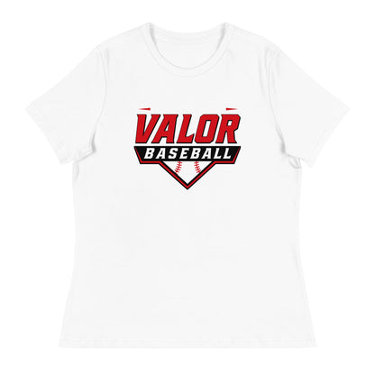 Performance | Women's Relaxed T Shirt | South Bend Valor Baseball | Vanguard Logo