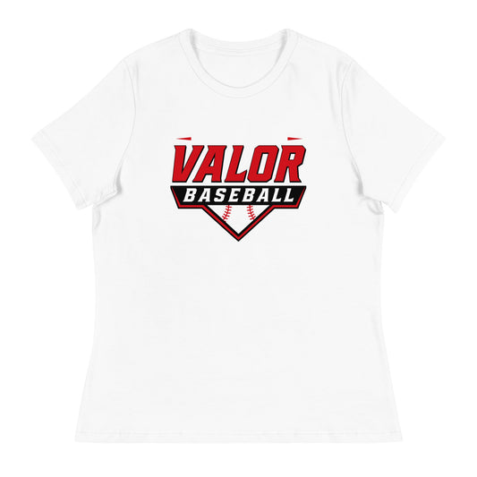 Performance | Women's Relaxed T Shirt | South Bend Valor Baseball | Vanguard Logo