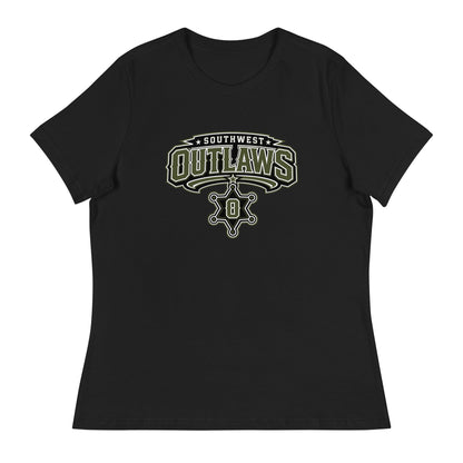 Performance | Women's Relaxed T Shirt | Southwest Outlaws | Frontier Athletics Logo