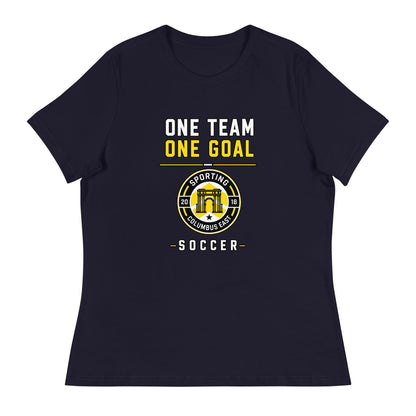 Performance | Women's Relaxed T Shirt | Sporting Columbus East | Crest Logo