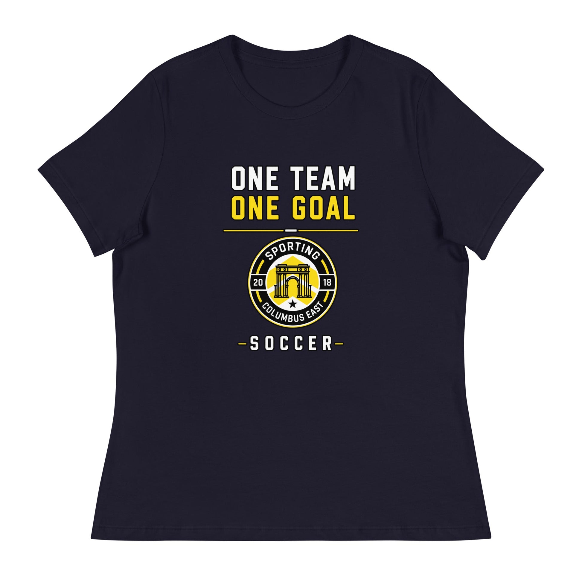Performance | Women's Relaxed T Shirt | Sporting Columbus East | Crest Logo