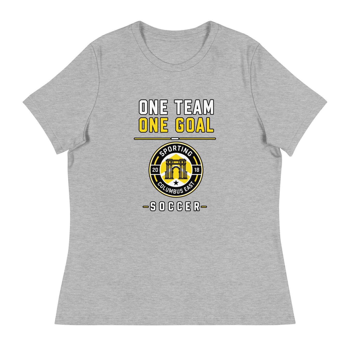 Performance | Women's Relaxed T Shirt | Sporting Columbus East | Crest Logo