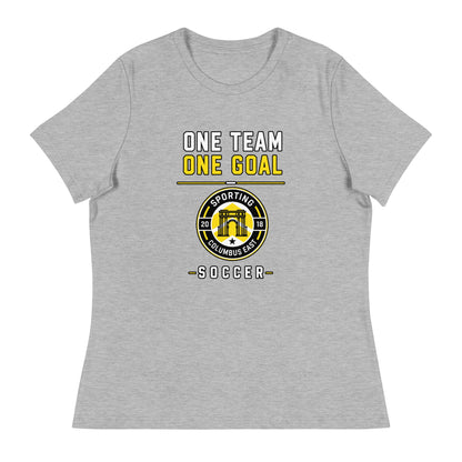 Performance | Women's Relaxed T Shirt | Sporting Columbus East | Crest Logo