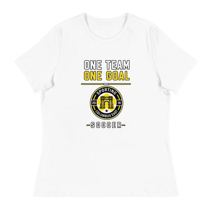 Performance | Women's Relaxed T Shirt | Sporting Columbus East | Crest Logo