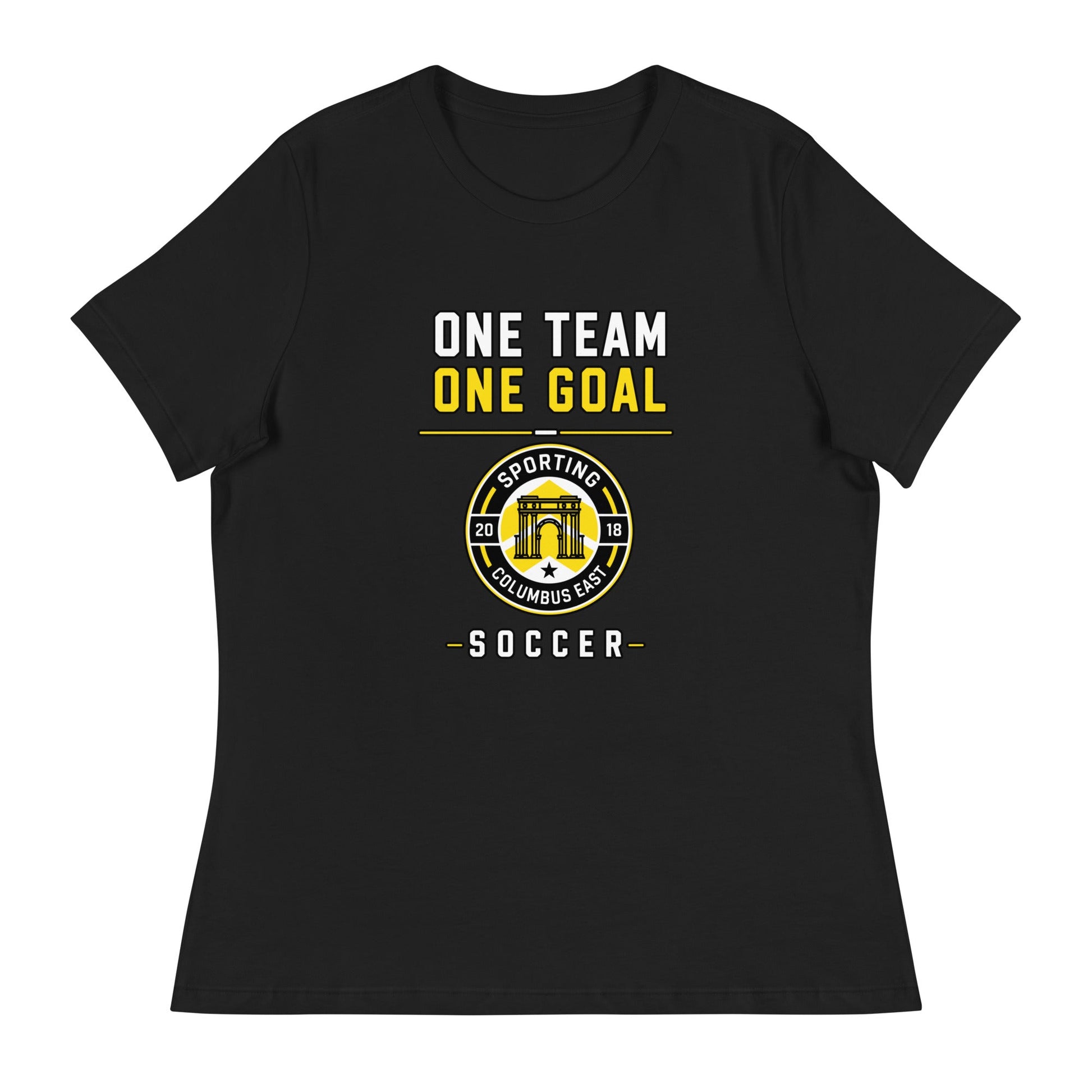 Performance | Women's Relaxed T Shirt | Sporting Columbus East | Crest Logo
