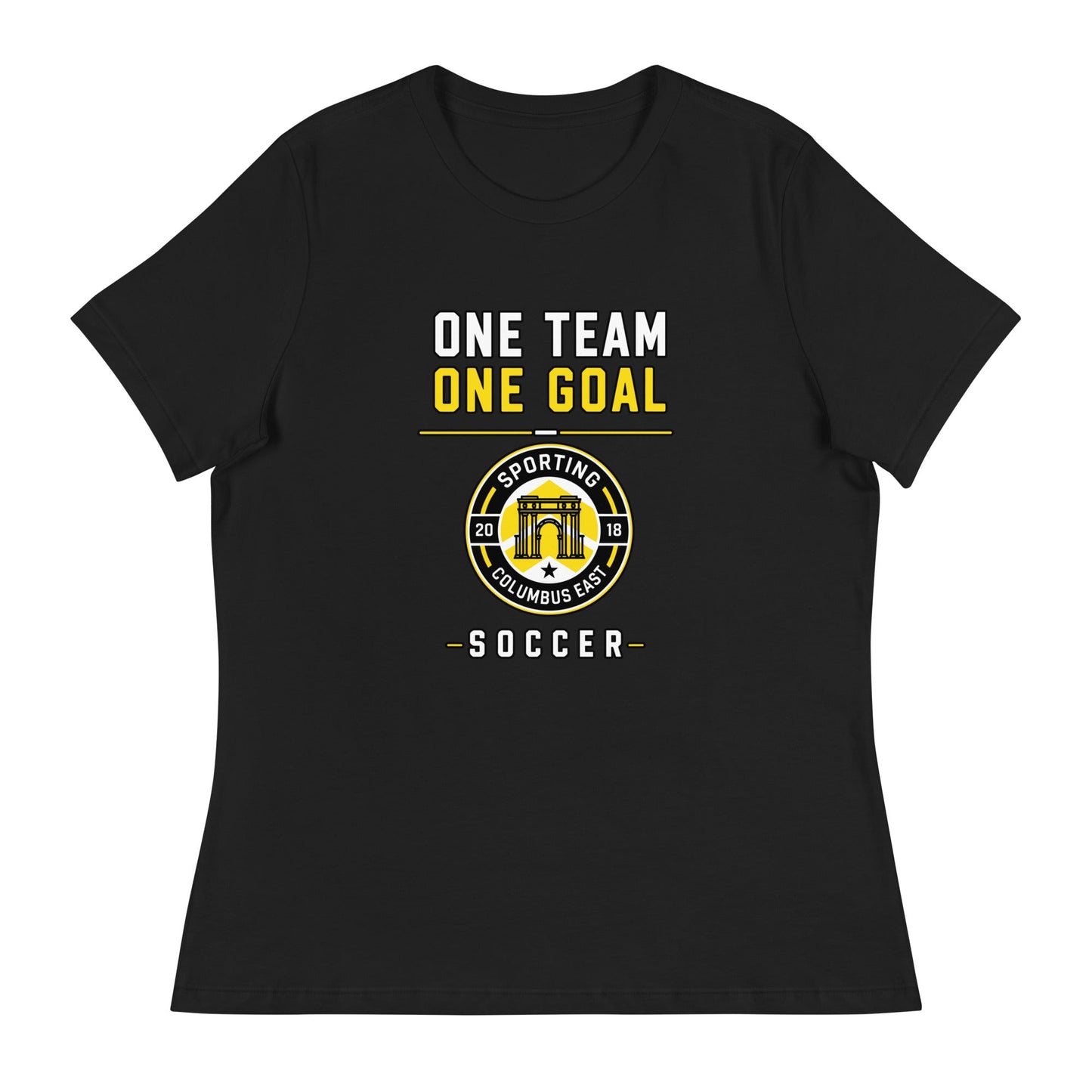 Performance | Women's Relaxed T Shirt | Sporting Columbus East | Crest Logo