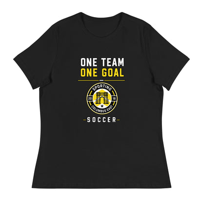 Performance | Women's Relaxed T Shirt | Sporting Columbus East | Crest Logo