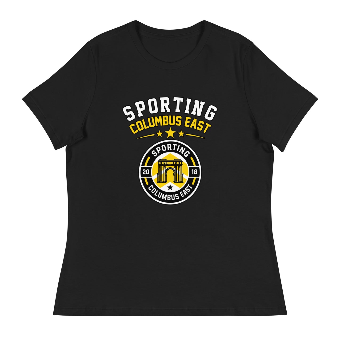 Performance | Women's Relaxed T Shirt | Sporting Columbus East | Vanguard Logo