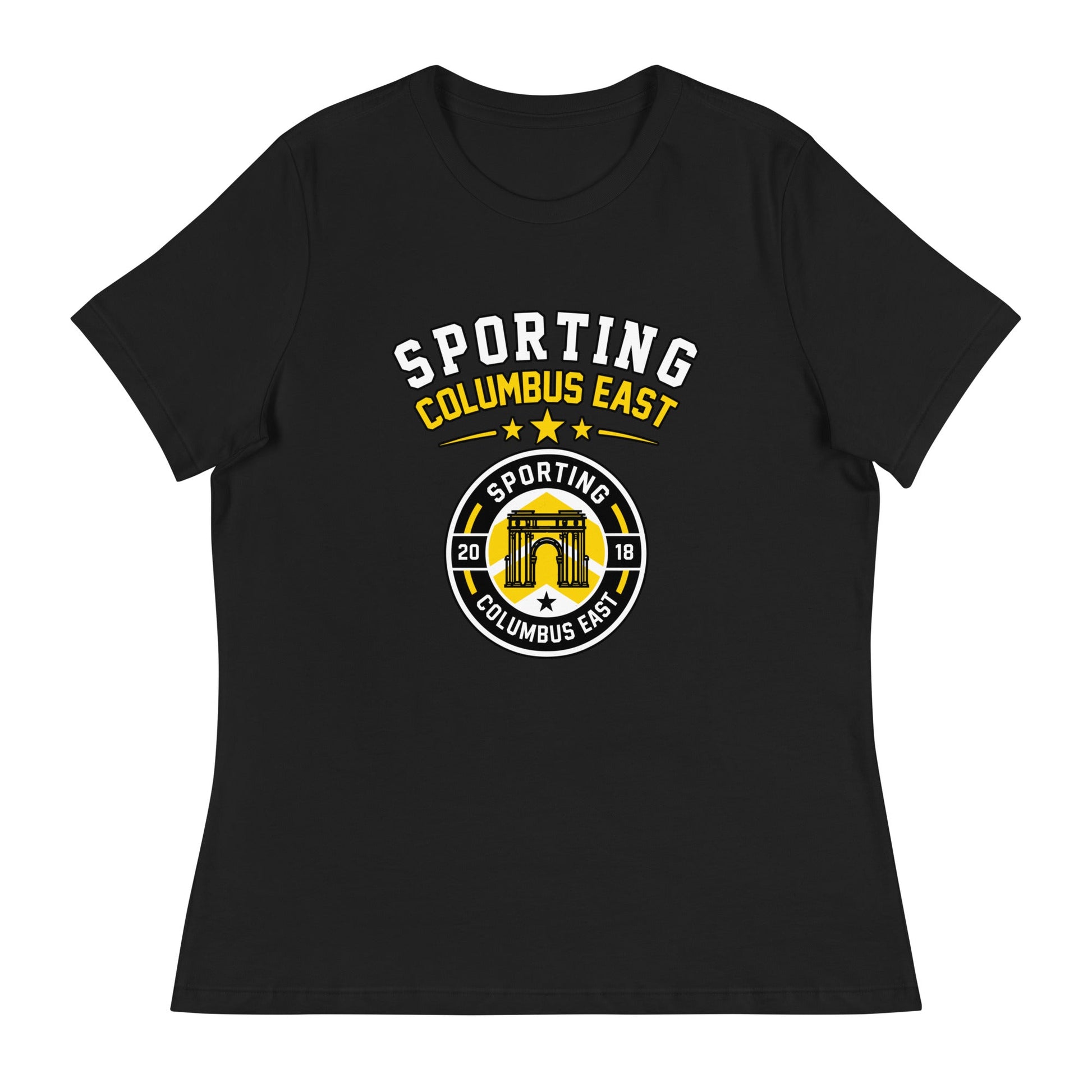 Performance | Women's Relaxed T Shirt | Sporting Columbus East | Vanguard Logo