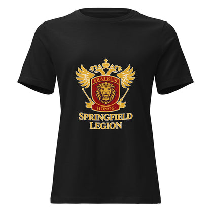 Performance | Women's Relaxed T Shirt | Springfield Legion Hockey Club | Imperial Crest Logo