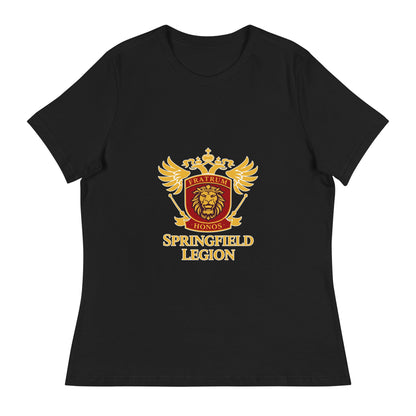 Performance | Women's Relaxed T Shirt | Springfield Legion Hockey Club | Imperial Crest Logo