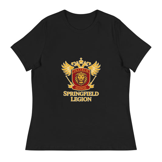 Performance | Women's Relaxed T Shirt | Springfield Legion Hockey Club | Imperial Crest Logo