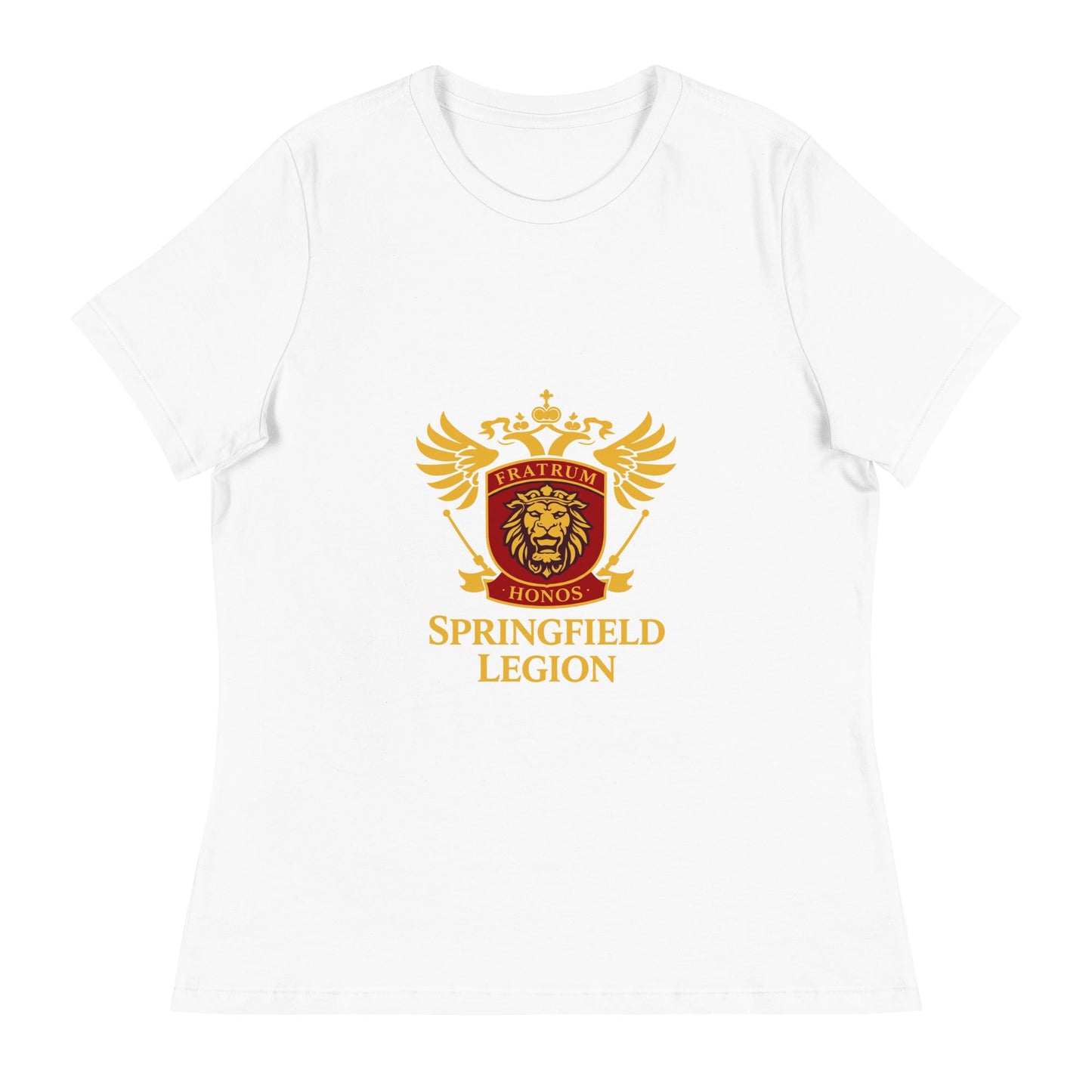 Performance | Women's Relaxed T Shirt | Springfield Legion Hockey Club | Imperial Crest Logo