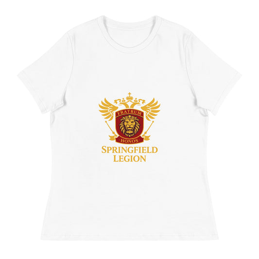 Performance | Women's Relaxed T Shirt | Springfield Legion Hockey Club | Imperial Crest Logo