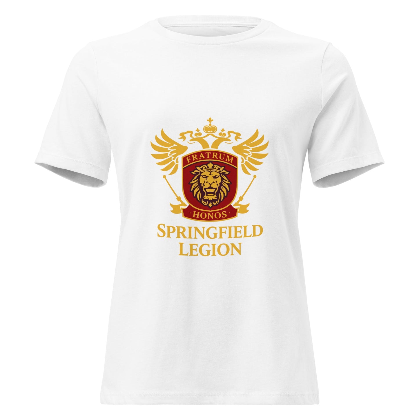 Performance | Women's Relaxed T Shirt | Springfield Legion Hockey Club | Imperial Crest Logo