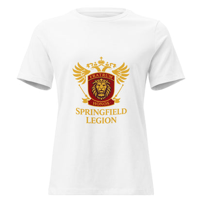 Performance | Women's Relaxed T Shirt | Springfield Legion Hockey Club | Imperial Crest Logo