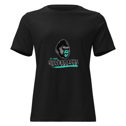 Performance | Women's Relaxed T Shirt | St. Louis Silverbacks Women’s Football Team | Mascot Logo